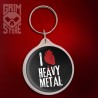 I love Heavy Metal - brelok