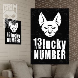 13 is My lucky number - poster