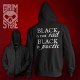 Black is not sad  - thin hoodie