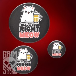 I need a beer right meow - pin