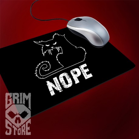 Kotek Nope - podkladka pod mysz